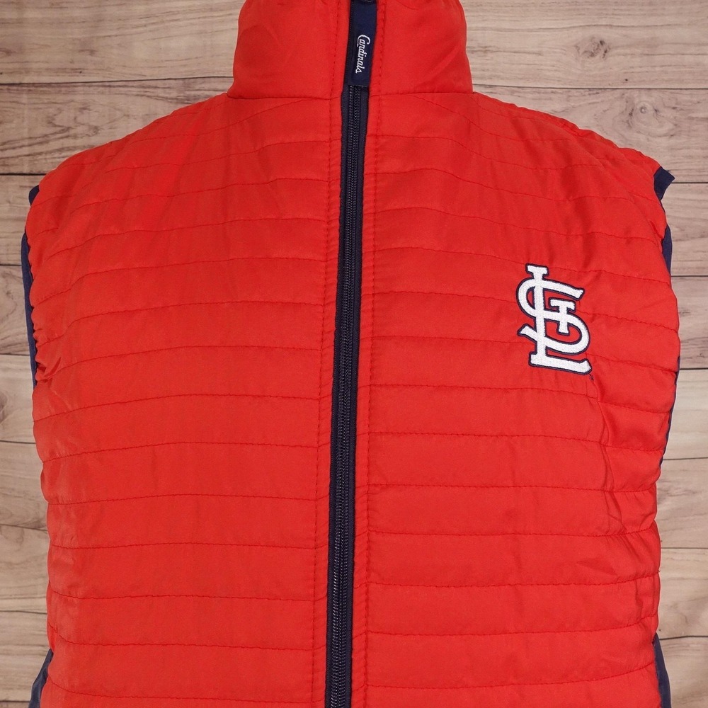 St. Louis Cardinals Puffer Vest XL Red MLB Baseball Bayer Quilted SGA Giveaway